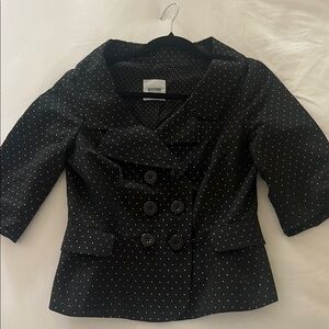 Moschino cheap and chic daisy polka dot print blazer size s